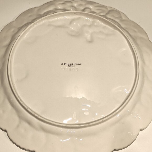 Fitz and Floyd Spring Flowers Decorative Platter - 1993 - Picture 3 of 4